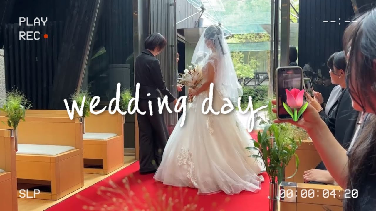結婚式ブイログ🌷万博記念公園迎賓館