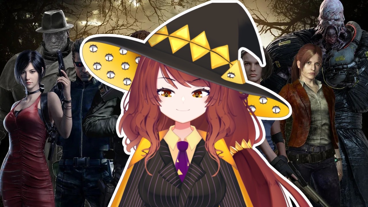 REACCIONO A TODA LA HISTORIA DE RESIDENT EVIL con Fedelobo【VTUBER】(no sé nada de la saga)