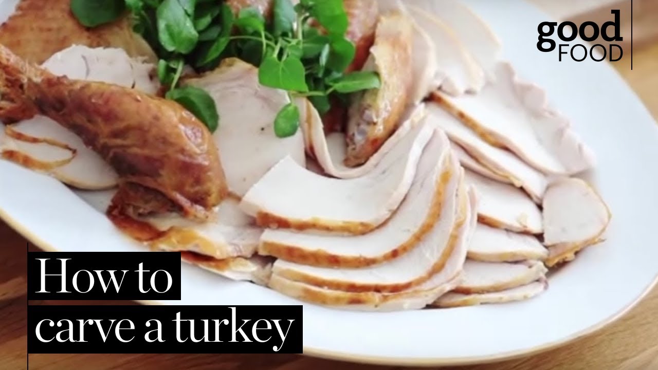 How to carve a turkey
