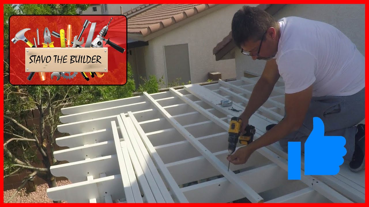 Como Construir Una Pergola Para Patio o Jardin Por Ti Mismo -  How to Build a Pergola.