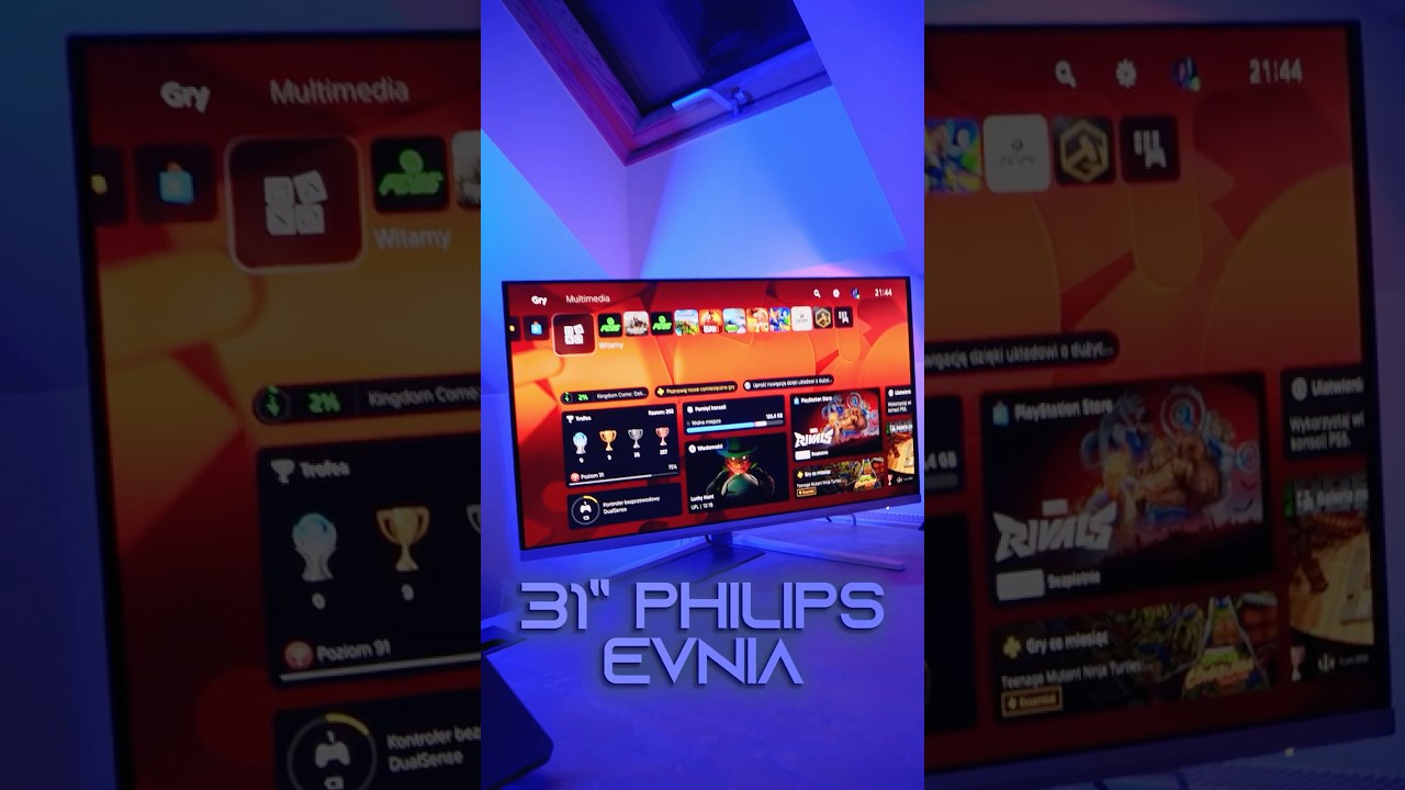 IDEALNY DO GIER? NOWY MONITOR QD-OLED 4K 240 Hz PHILIPS EVNIA - JAKA CENA?