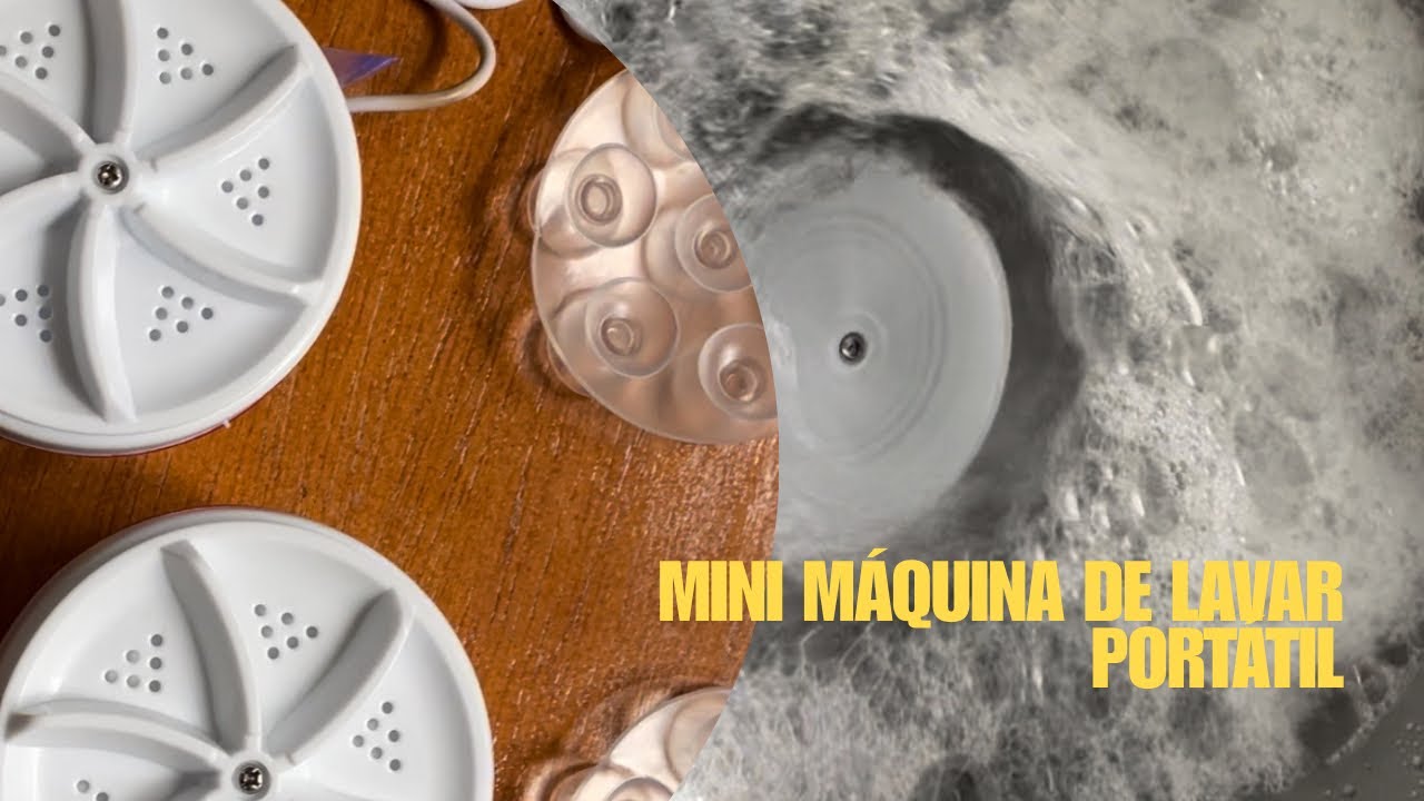 Máquina de Lavar Roupa Portátil - Será que é bom?