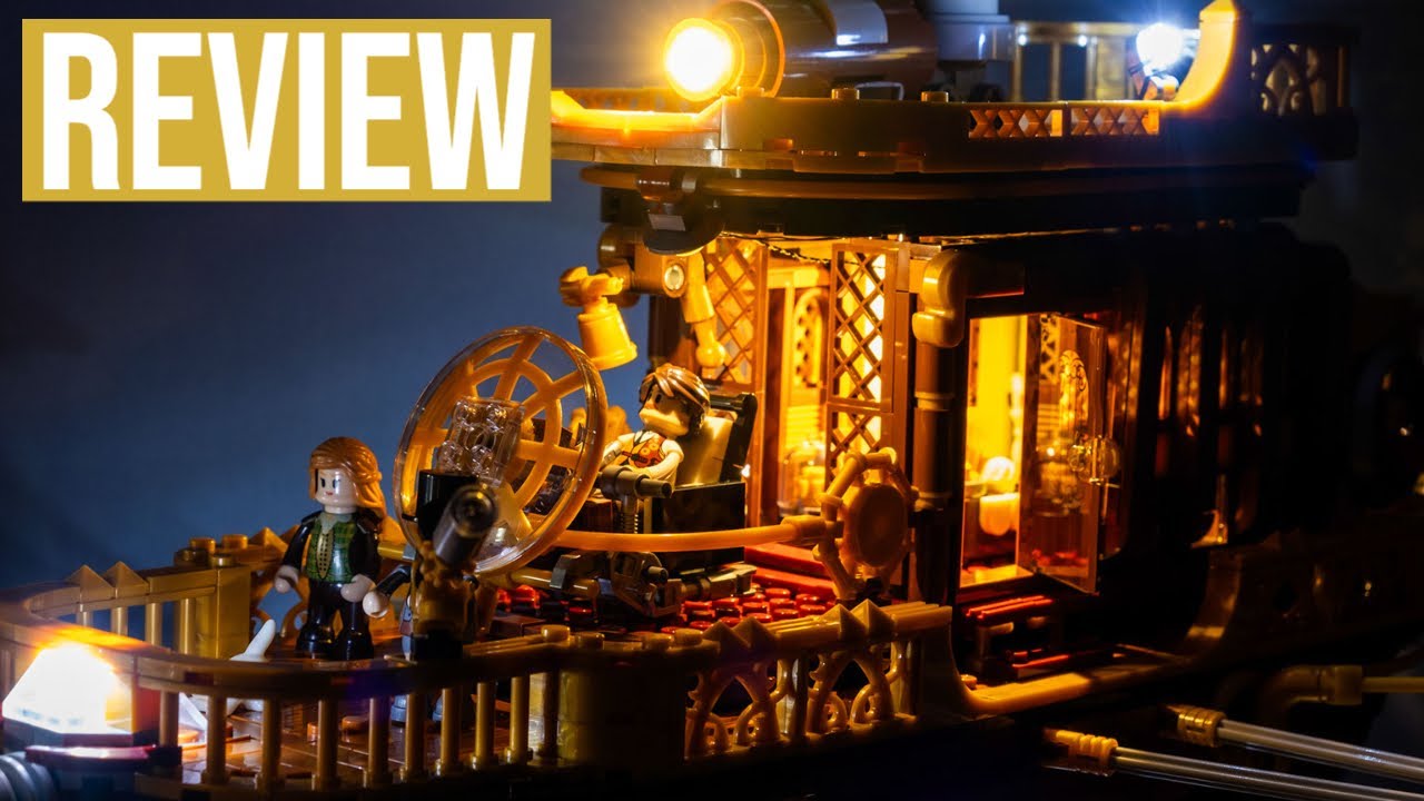 Lumibricks (Funwhole) Steampunk Airship - Light Catcher REVIEW | Set F9014