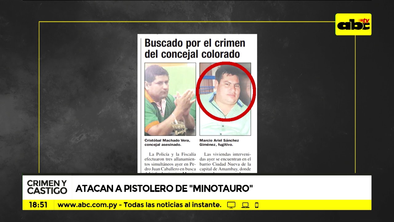 Crimen y Castigo: Atacan a pistolero de Minotauro