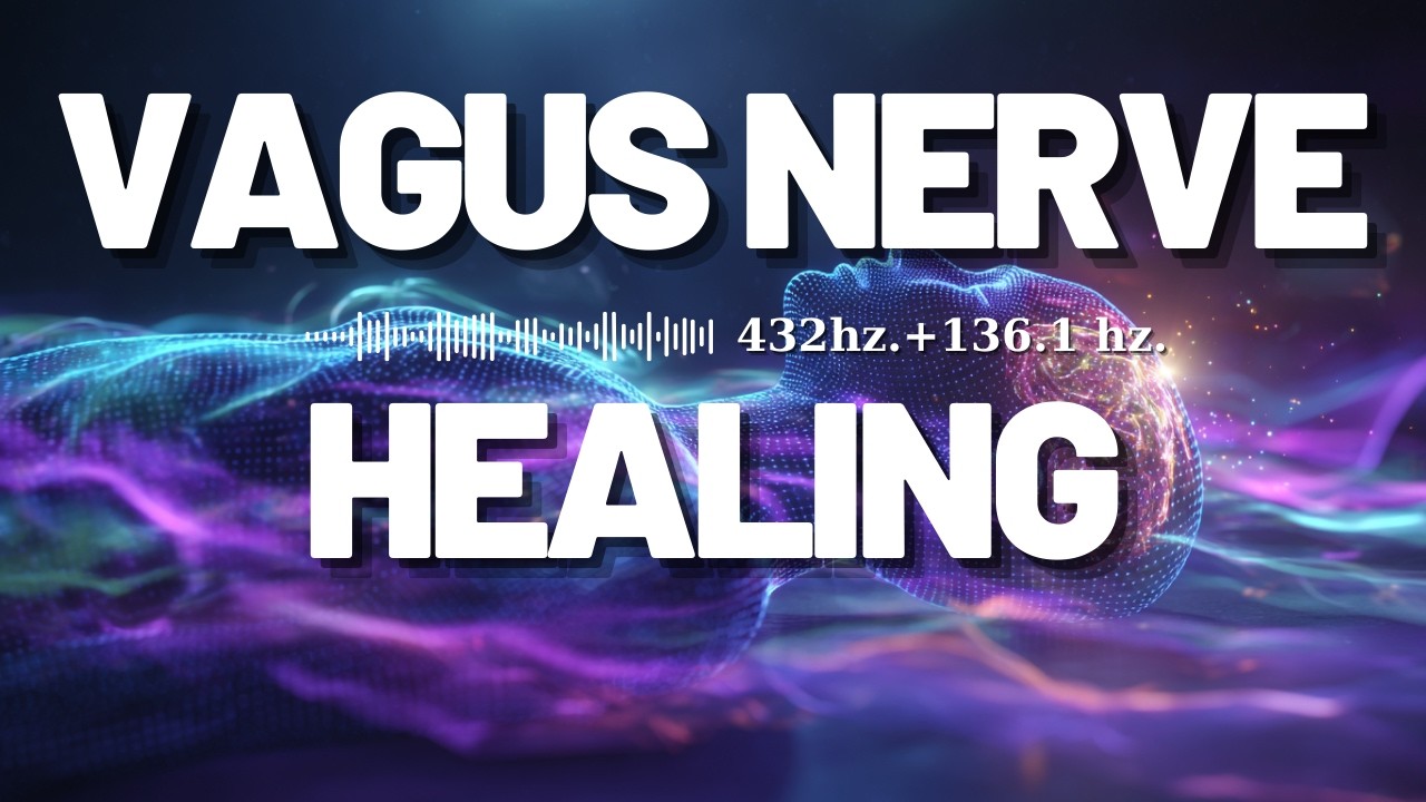 Vagus Nerve Deep Sleep Ambient | 136.1 Hz + 6 Hz+528 Hz. Binaural Night Soundscape
