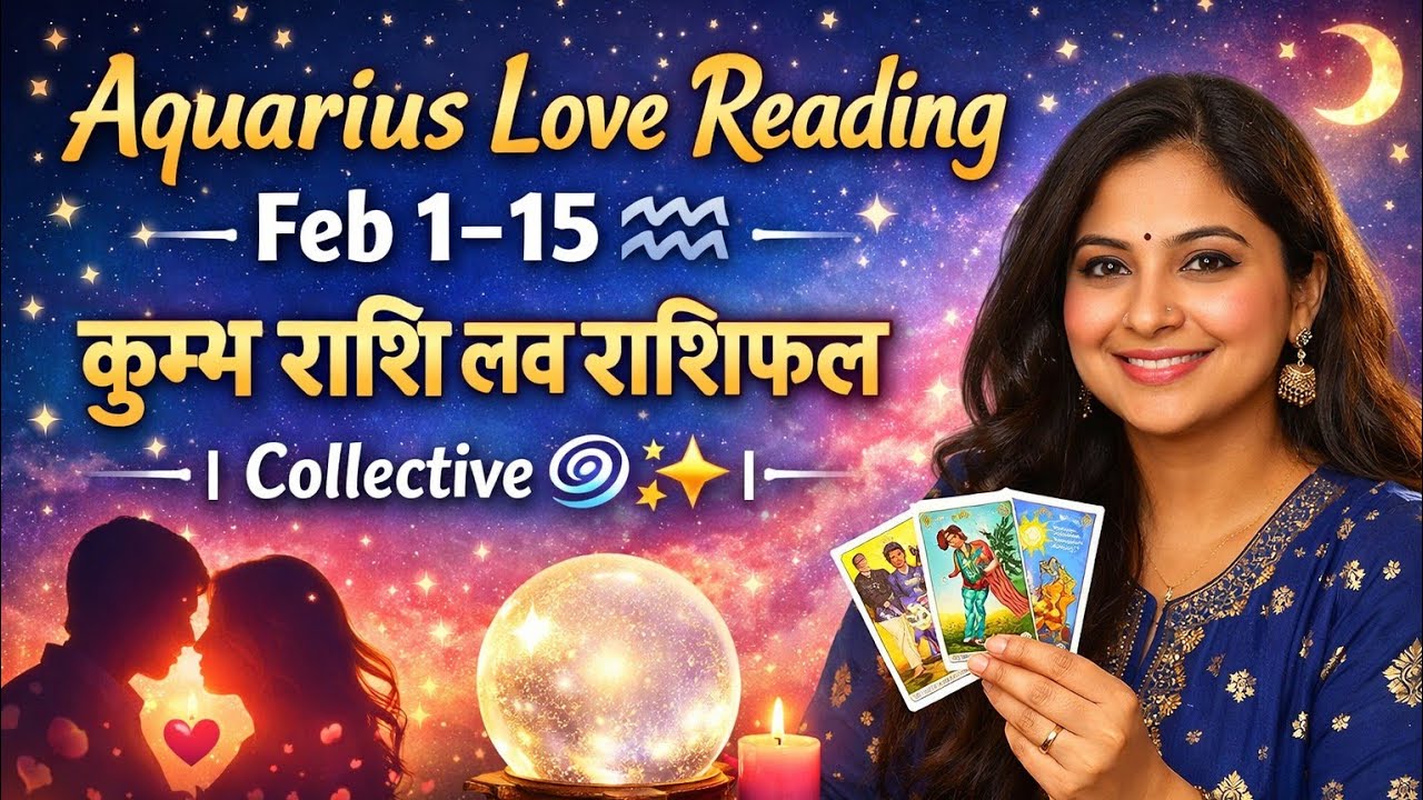 Aquarius Love Reading Feb 1–15 ♒️ | कुम्भ राशि लव राशिफल | Collective 🌀💫 Hindi Tarot With Bhairavi