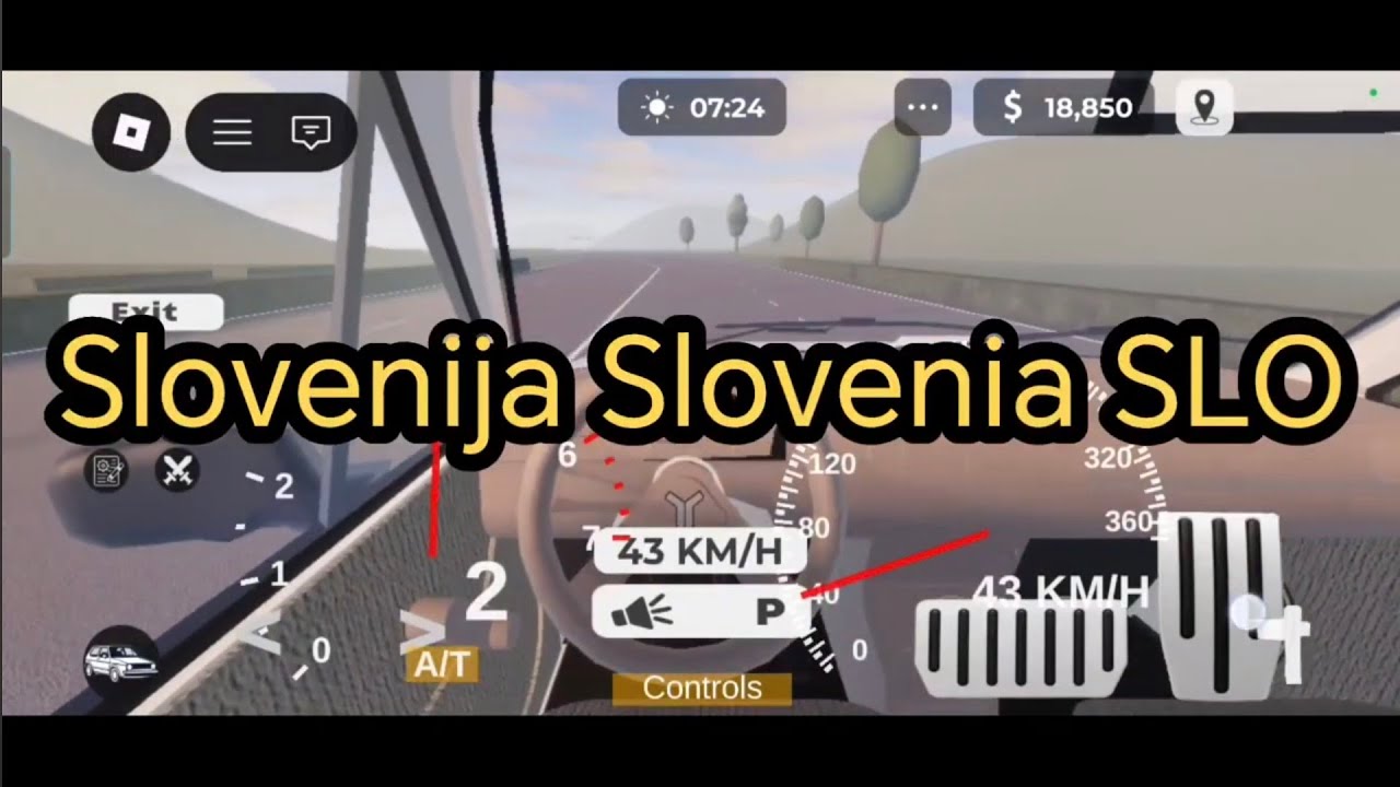 Balkan Border Slovenija Roblox vožnje Ljubljana Episode 1