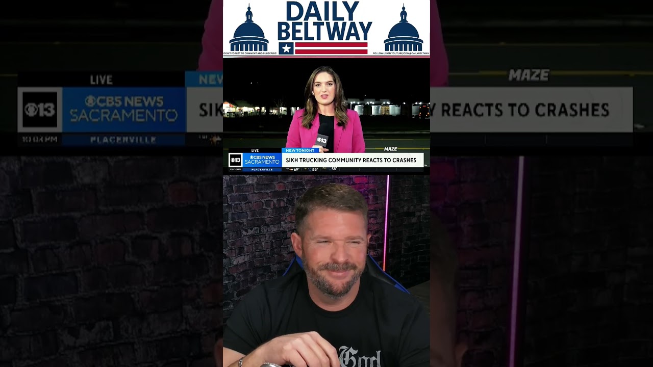 CBS News blames English language for deadly crash Newsom shields illegal trucker CBS News just