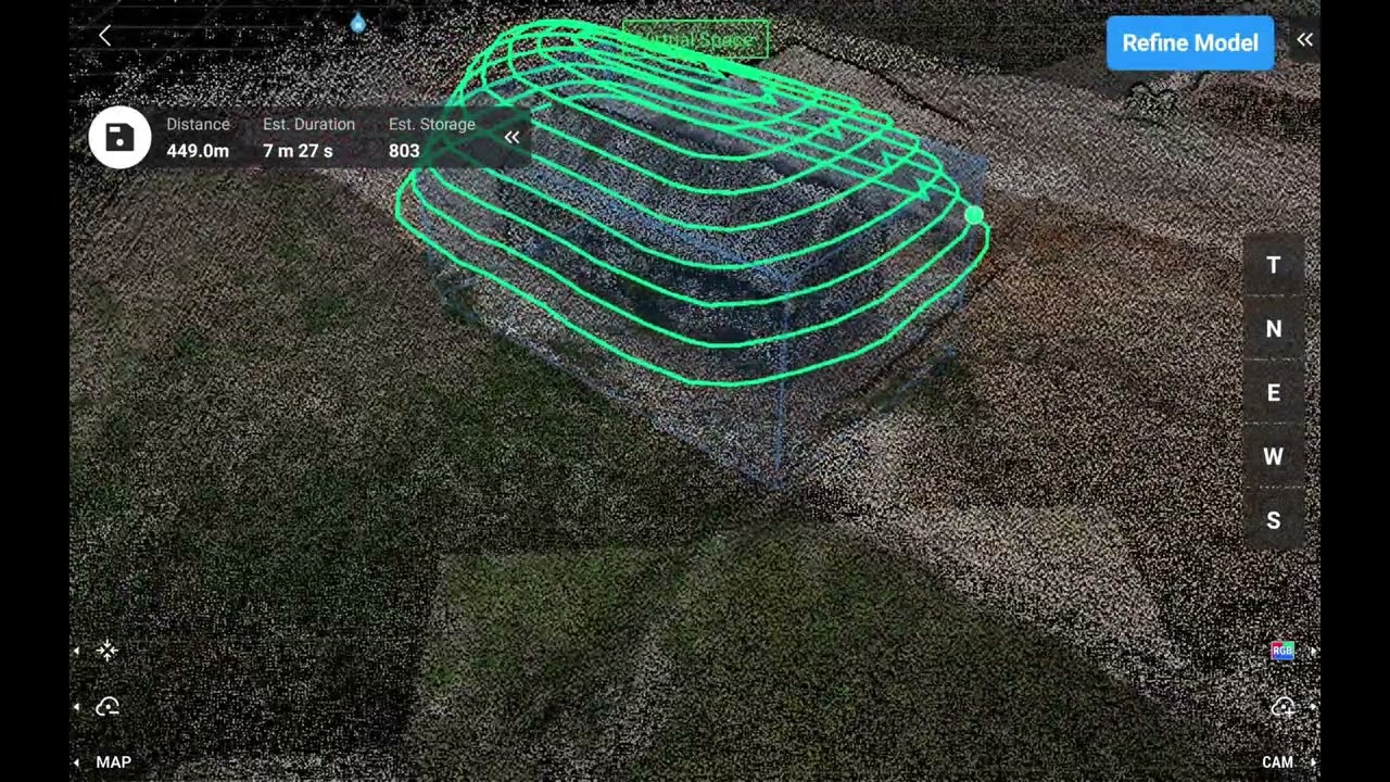 Matrice 4 Enterprise (M4E) 3D Smart Capture Process With Final 3D Model Processed From DJI Terra