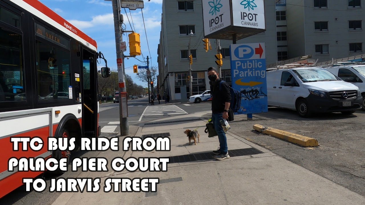 4k TTC Route 501 Bus Ride From Palace Pier Court To Jarvis St