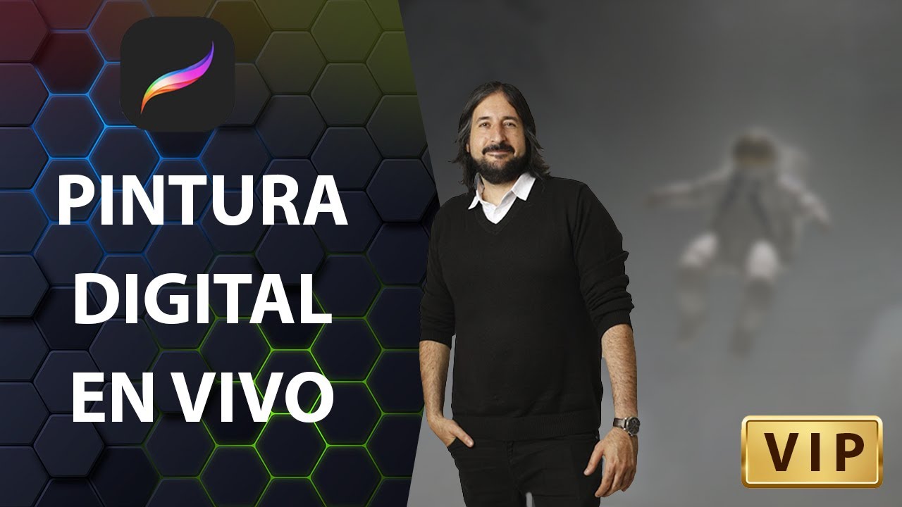 Pintura digital en directo VIP: pintamos una escena espacial