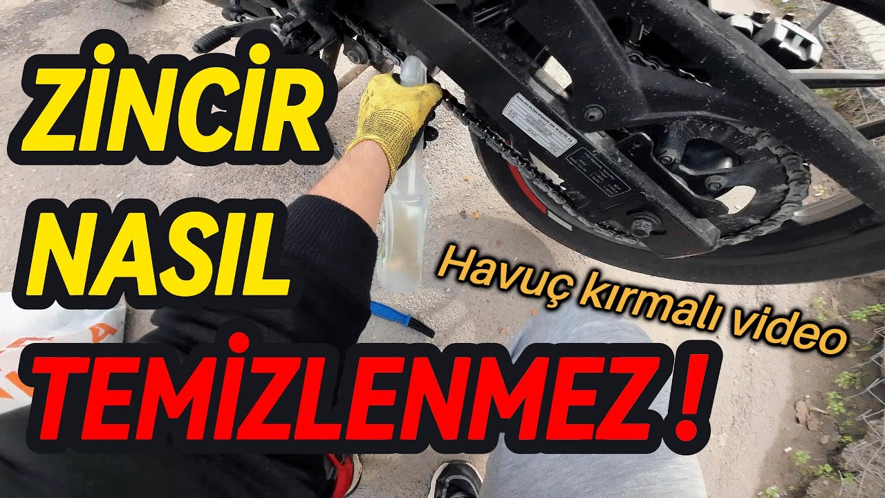 MOTORSİKLET YIKAMA+YAĞLAMA VİDEOSU I MOTOVLOG #7