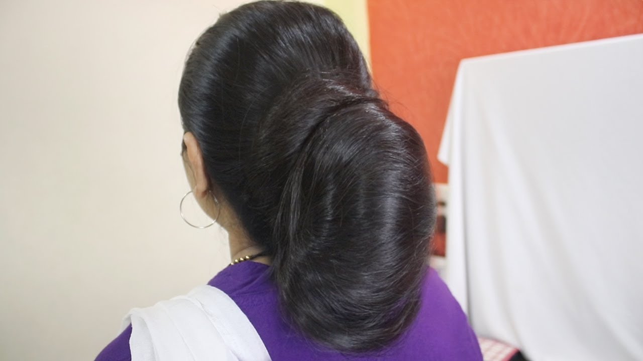 How to Tie Hair Bun | DIY Long Hair Bun Hairstyle Tutorial | Easy Layer Hair Bun Hairstyle Tutorial.