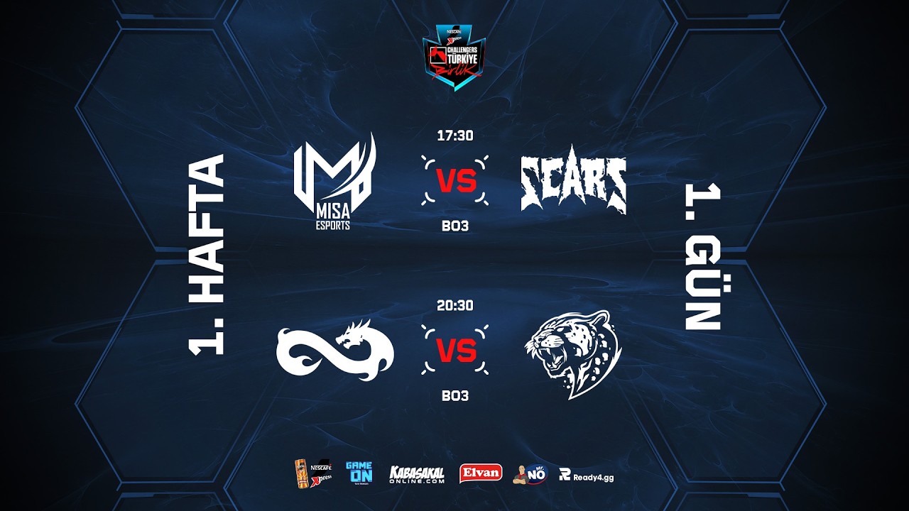 MISA 🆚 SCARS &mdash; EFP 🆚 BW | Nescaf&eacute; Xpress Challengers T&uuml;rkiye &mdash; 1. Hafta 1. G&uuml;n