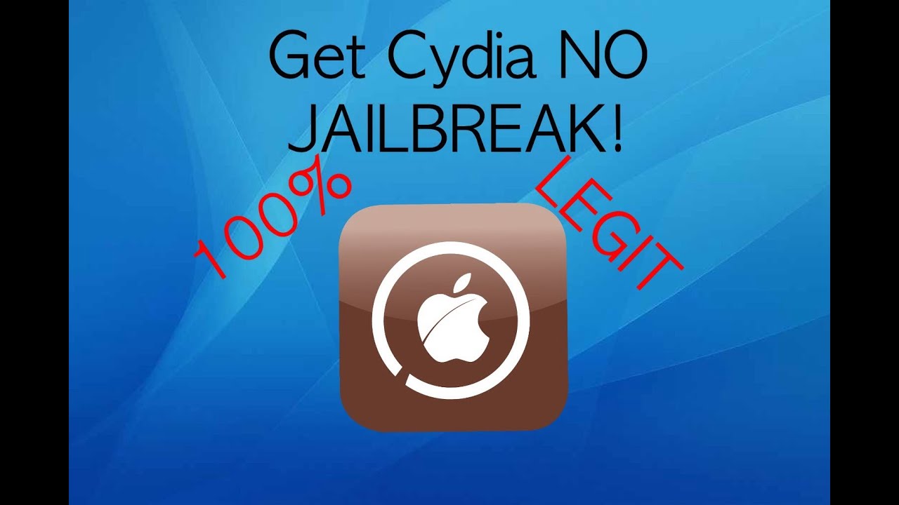 How to get Cydia **NO PC OR JAILBREAK**