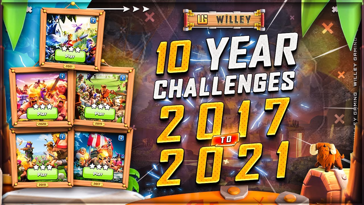 Clash 10 Year Anniversary Final 6 Challenges! ⭐⭐⭐ | Clash of Clans