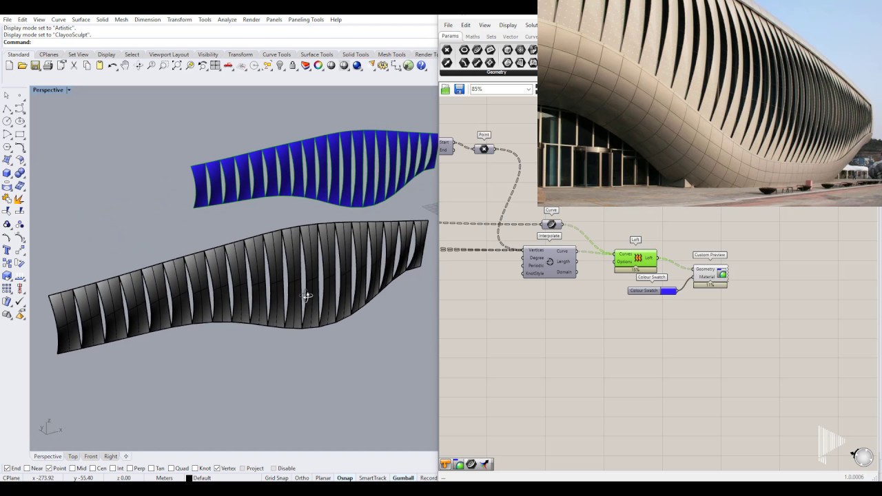 Grasshopper 017 ( Active Facade Design )
