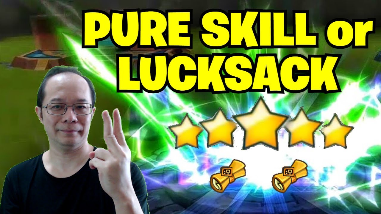 Summoners War - PURE SKILL or LUCKSACK and MORE ALT ACCOUNT SUMMONS