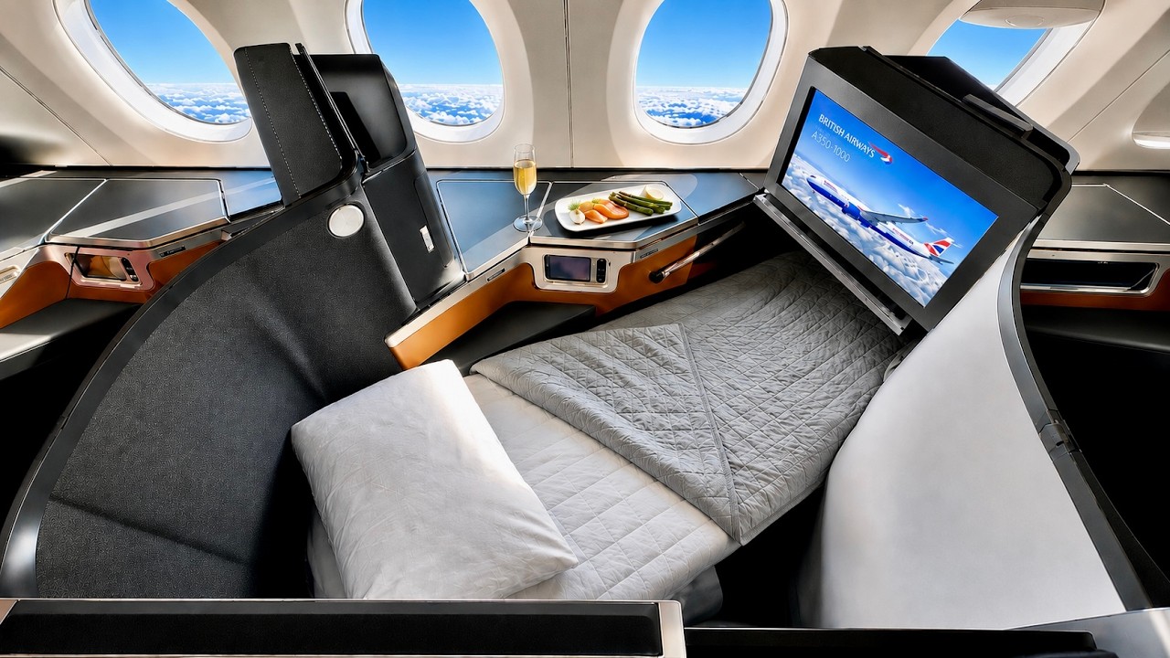 British Airways A350 бизнес-класс | Лондон &ndash; Ванкувер | Полный комплекс впечатлений от полета