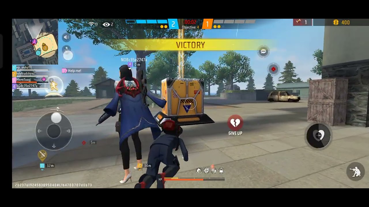 My gameplay in free fire 