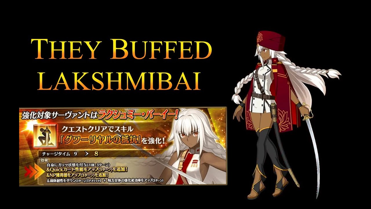 They buffed Lakshmibai [FGO]