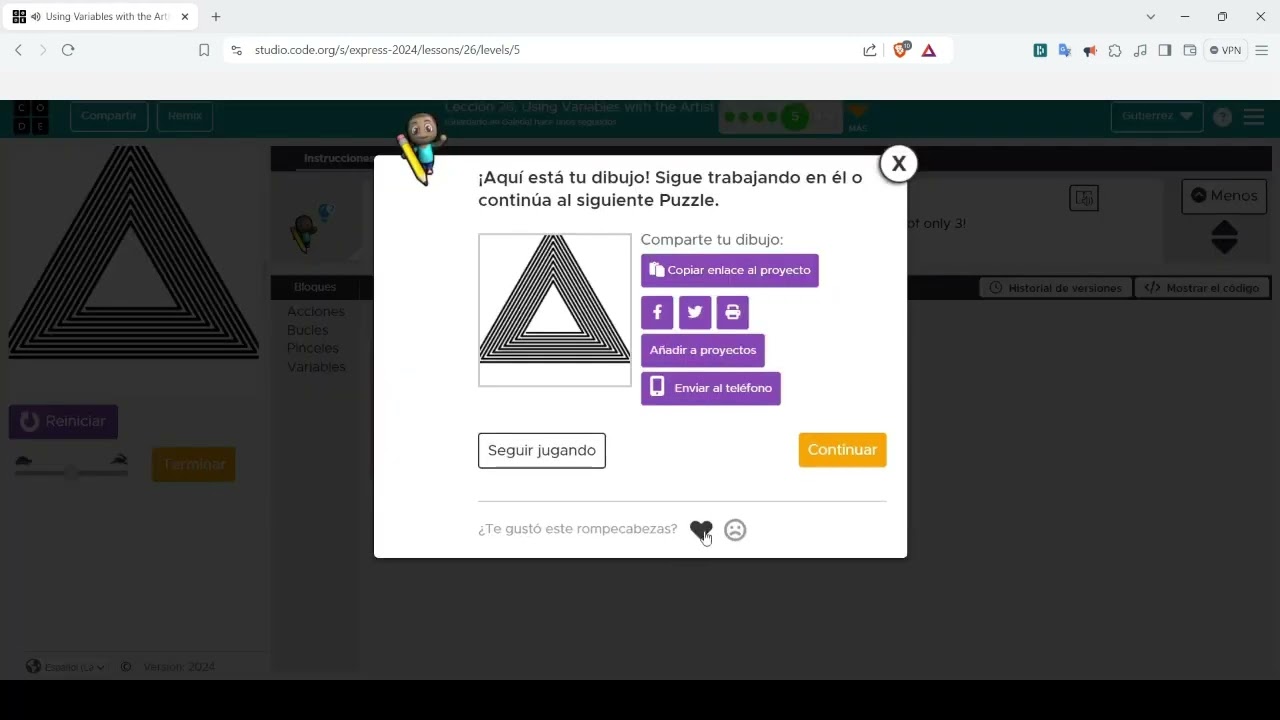 ✅✔ Lección 26 usando variables con el artista ✔✅👌 Tutorial 100% [Completo] y Rápido 2024