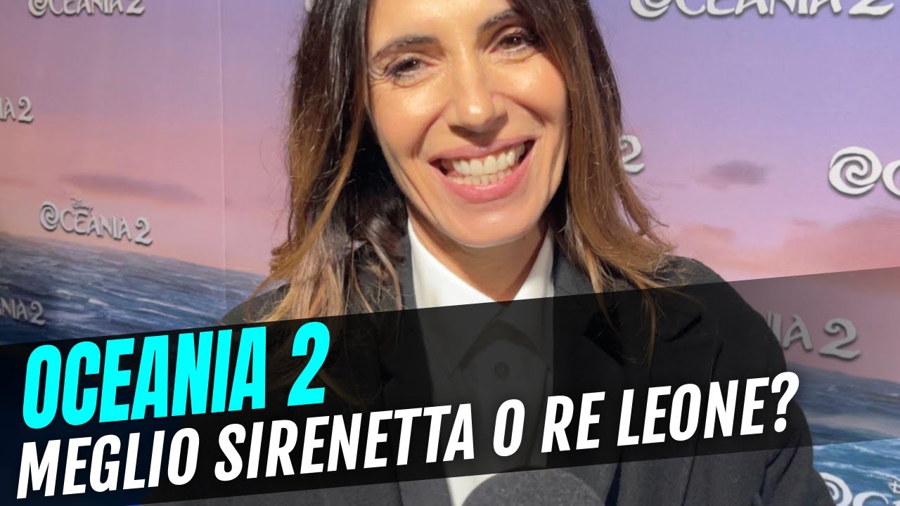 Oceania 2, il red carpet con Giorgia: meglio La sirenetta o Il re leone?