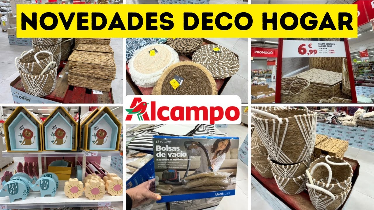 ALCAMPO NOVEDADES PARA RENOVAR TU CASA DESPUÉS DE Navidad