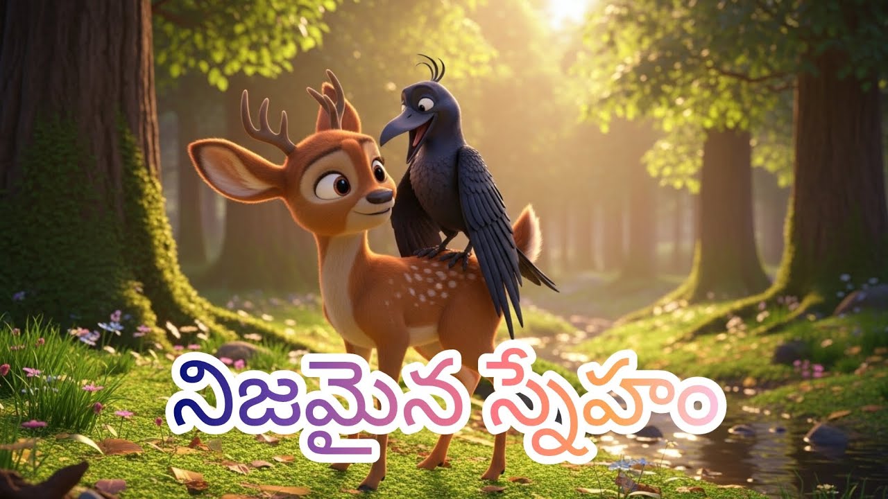  నిజమైన స్నేహం కథ  | Telugu Moral Story for Kids | True Friendship Story