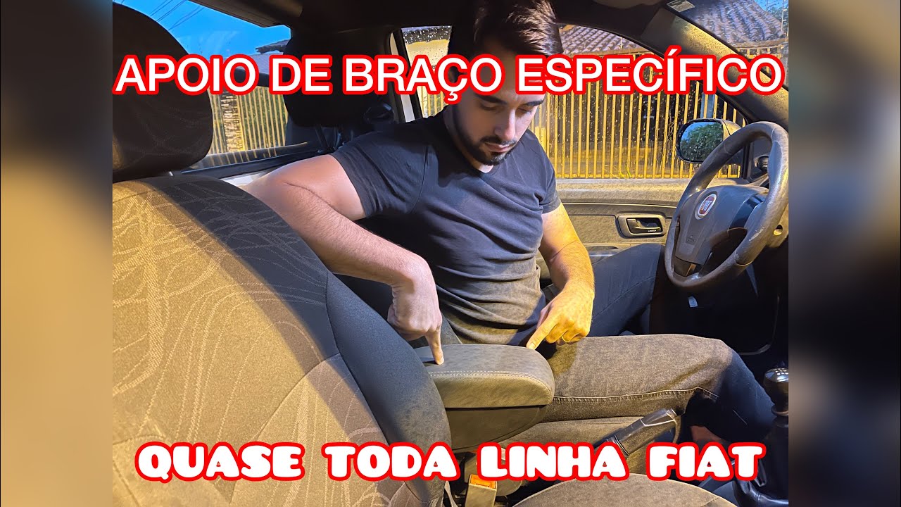 Apoio de braço Instalado na Fiat Strada @apoiosgyn