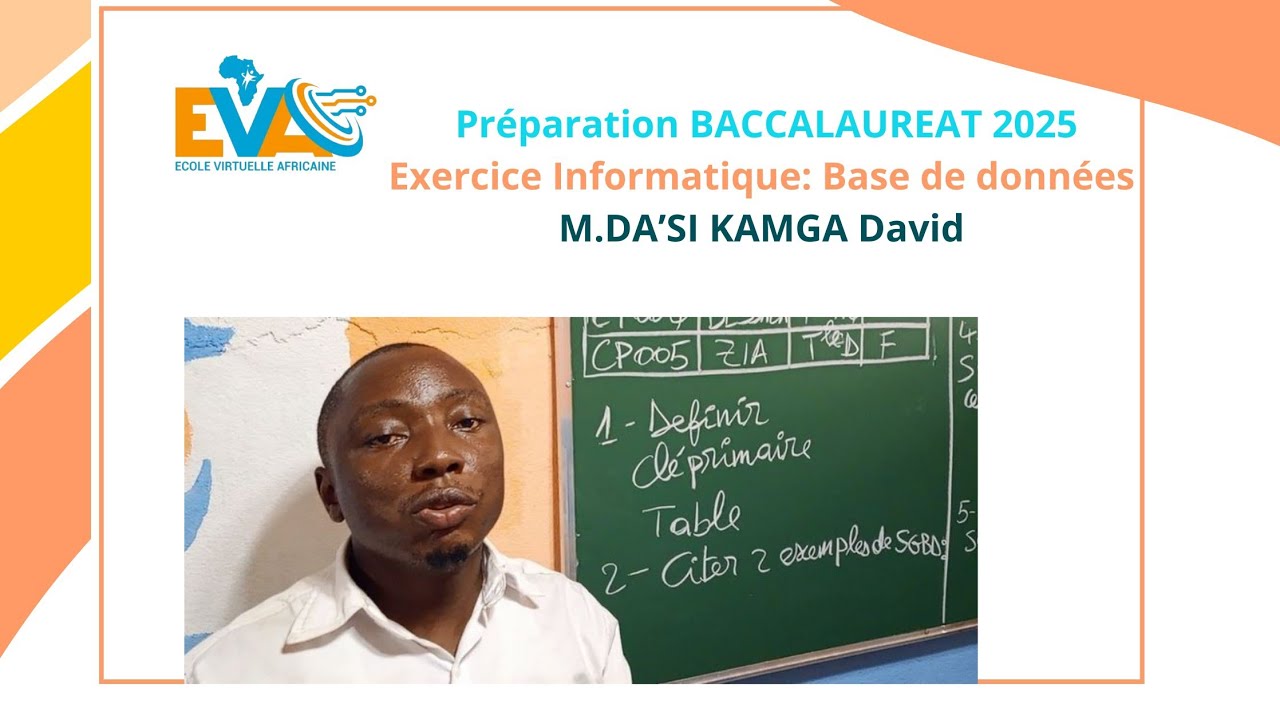 Préparation Baccalauréat 2025: Utilisation des bases de données (Exercice -Informatique)