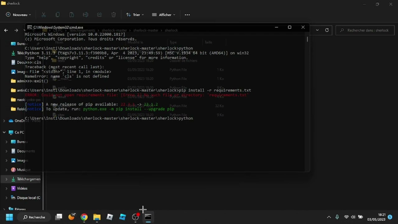Who To Use Sherlock For Osint (Windows)