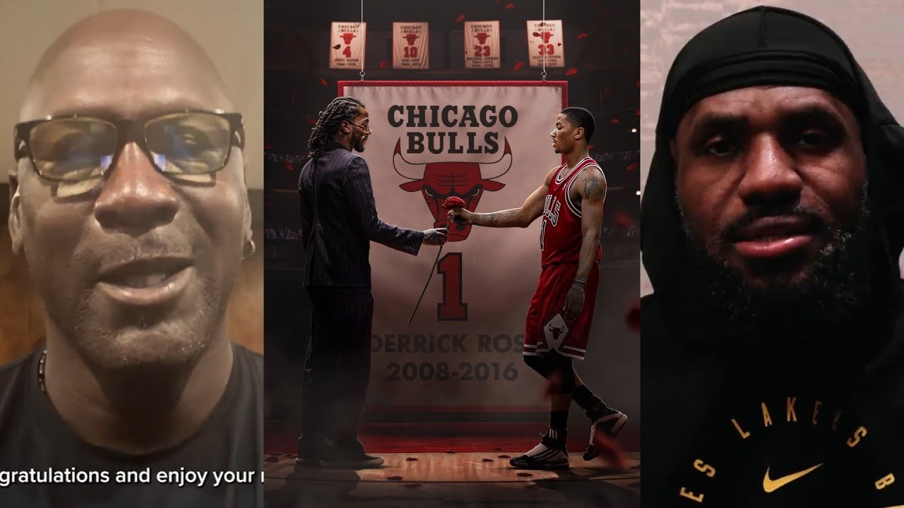 Michael Jordan, LeBron & more congratulate Derrick Rose on his jersey retirement