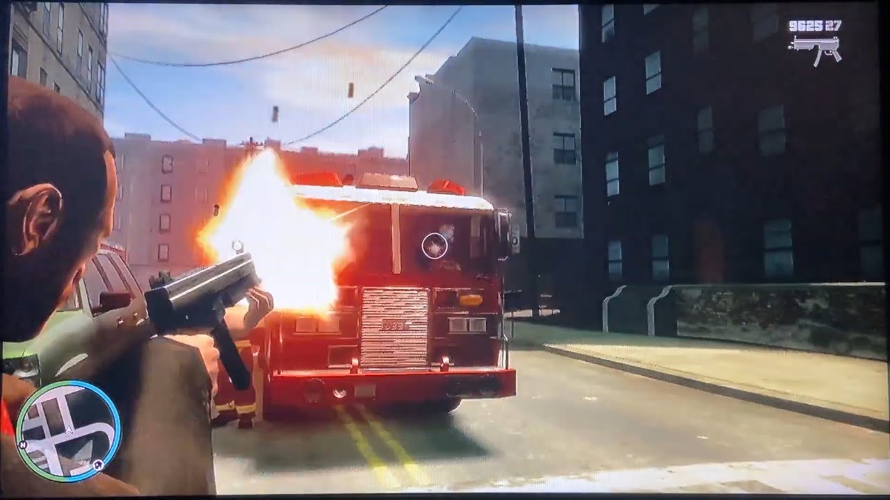 GTA 4 - Fire Department Prank Call + 6 Star Rampage