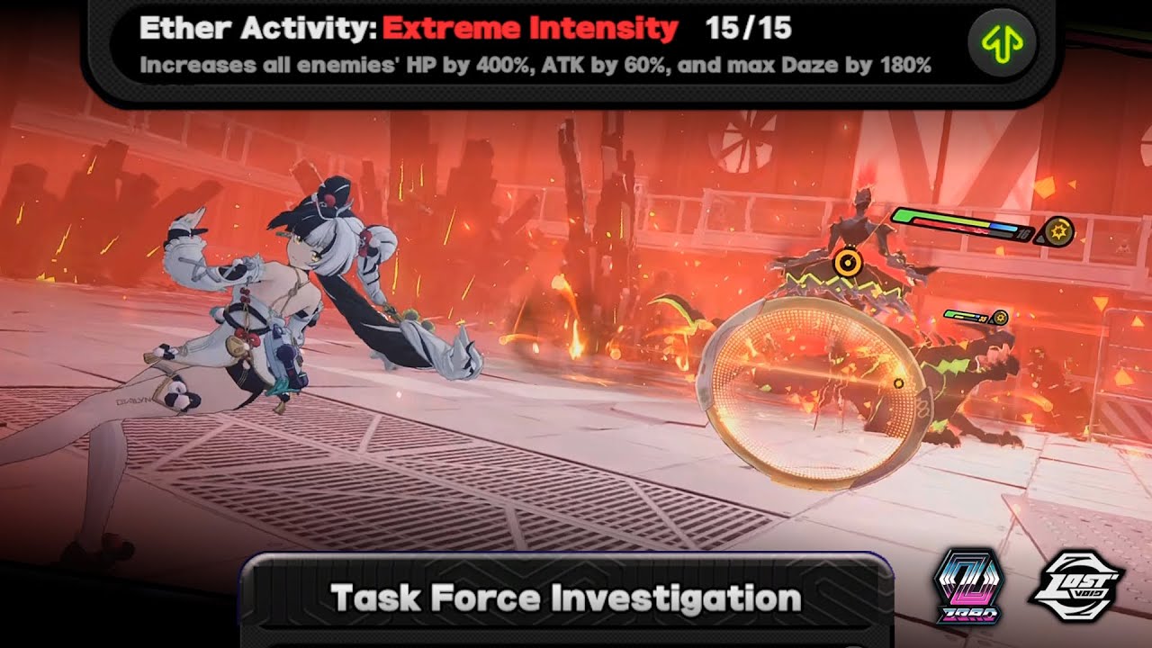 Dialyn, Ju Fufu and Evelyn vs Marionette - ZZZ - Task Force Investigation - Ether activity 15/15