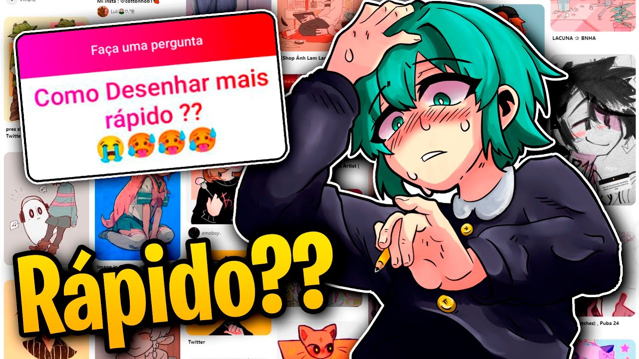 Como DESENHAR mais RÁPIDO [FUNCIONA!!]