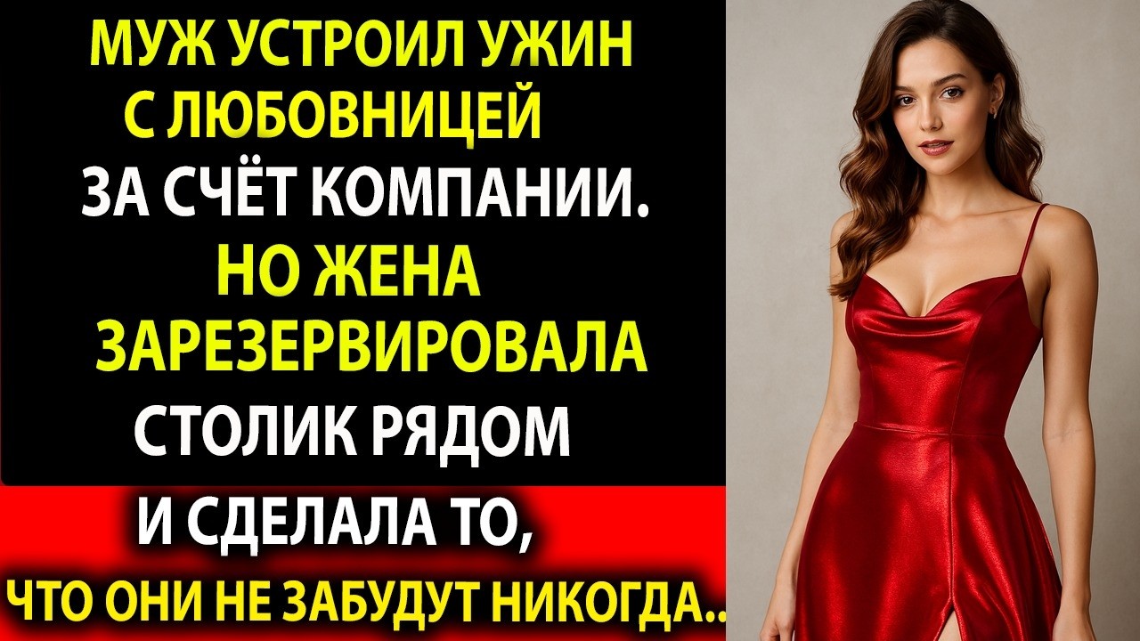 Муж устроил ужин с любовницей за счёт компании… Но жена всё знала и зарезервировала столик рядом