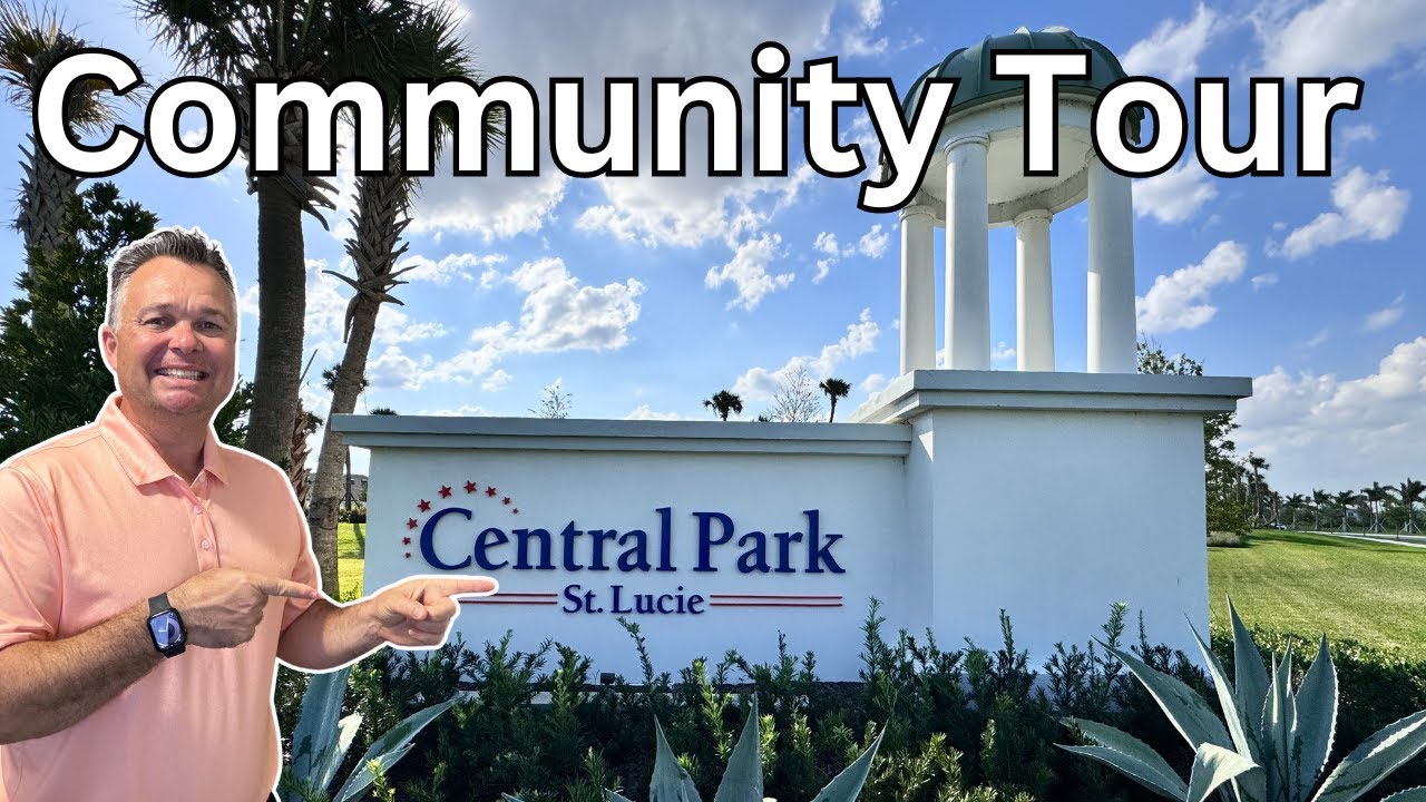 Lets Take A Drive Through Central Park In Port St Lucie Florida