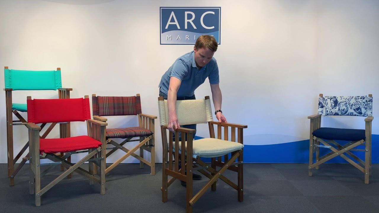 ARC Marine - Folding and unfolding director's chair II - EN