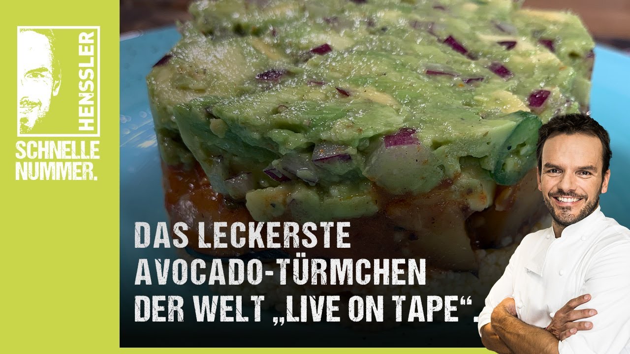 Schnelles leckerstes Avocado-Türmchen der Welt 