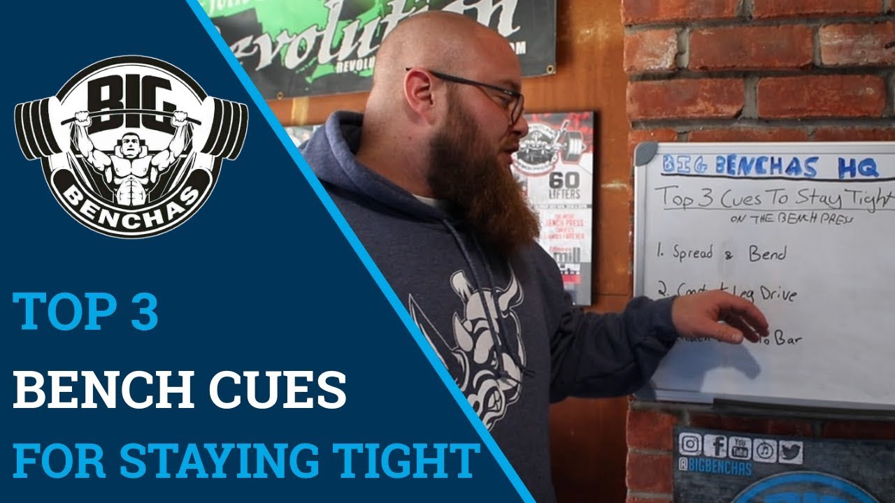 Staying Tight During The Bench Press - Top 3 Cues!
