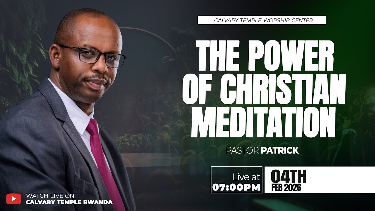 THE POWER OF CHRISTIAN MEDITATION || With PASTOR PATRICK