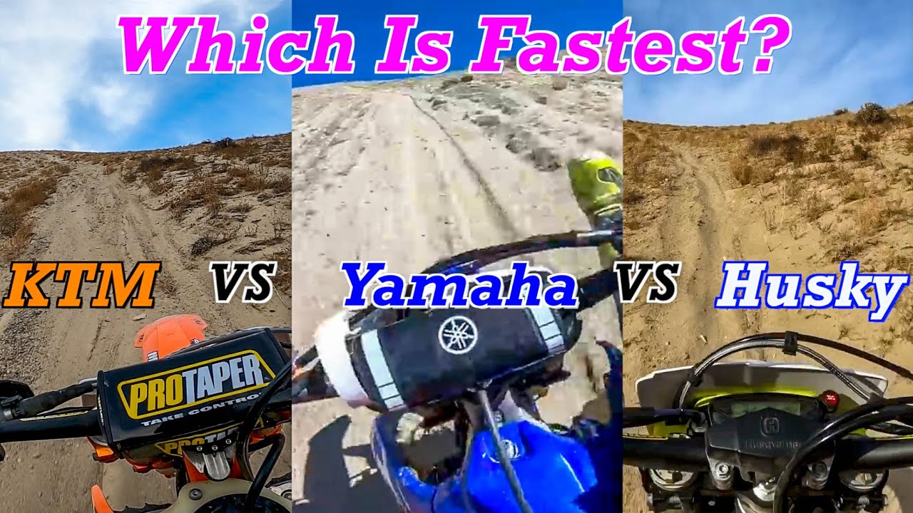 2021 KR KTM 350 vs 2019 YZ450FX vs 2020 TE250i | Which is fastest?