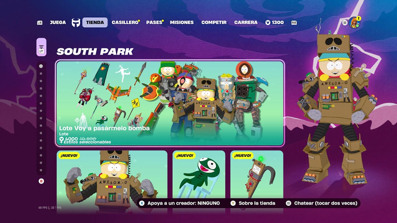 SOUTH PARK  LLEGA A FORTNTIE TIENDA*🔥