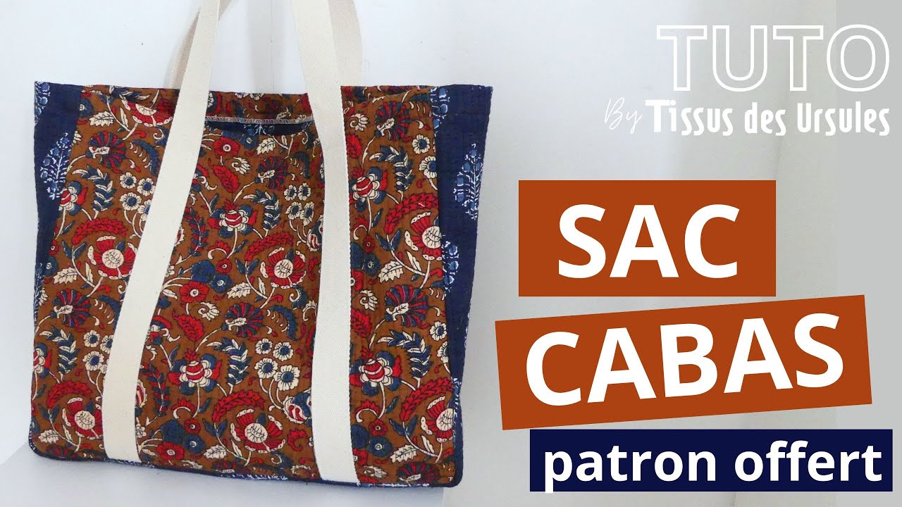 TUTO COUTURE : comment coudre un sac cabas pas à pas