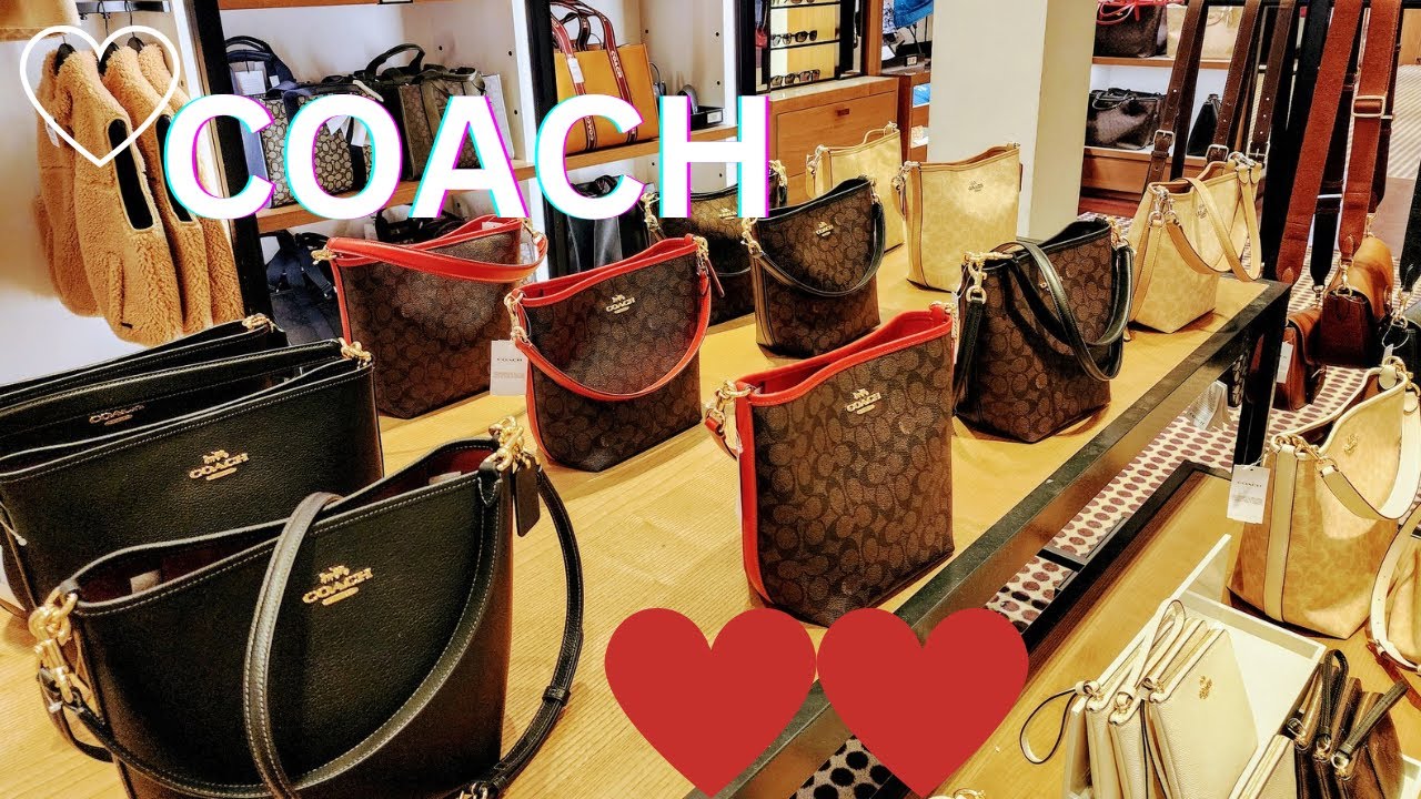 🛍 SHOPWITHME AT COACH OUTLET☆ NEW ARRIVAL BAGS | WALLETS | SHOES | COAT WINTER SALE UP TO 70% OFF...