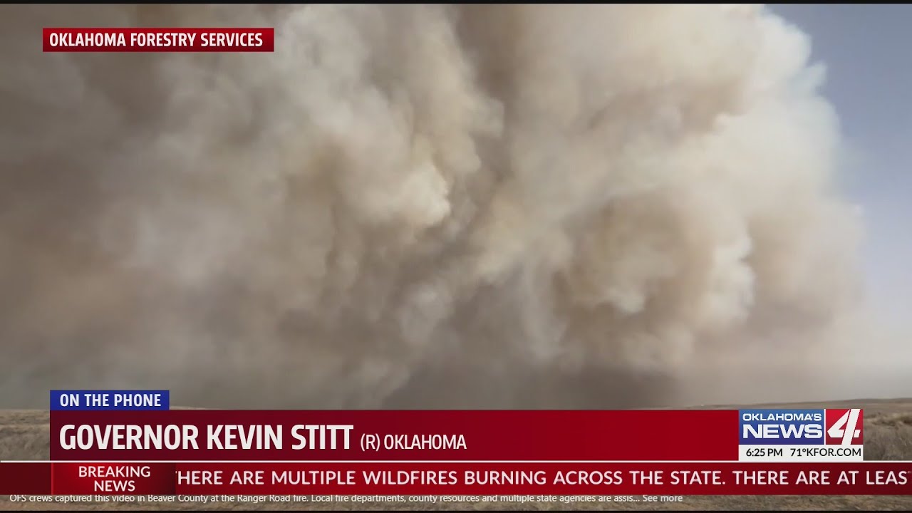 Stitt updates Oklahoma wildfire situation
