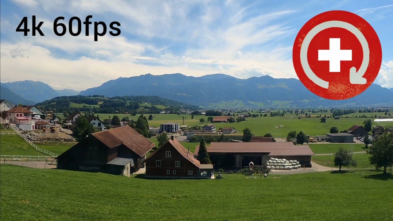 Train Ride Switzerland Herisau - Rapperswil 4k 60fps | SwissTime