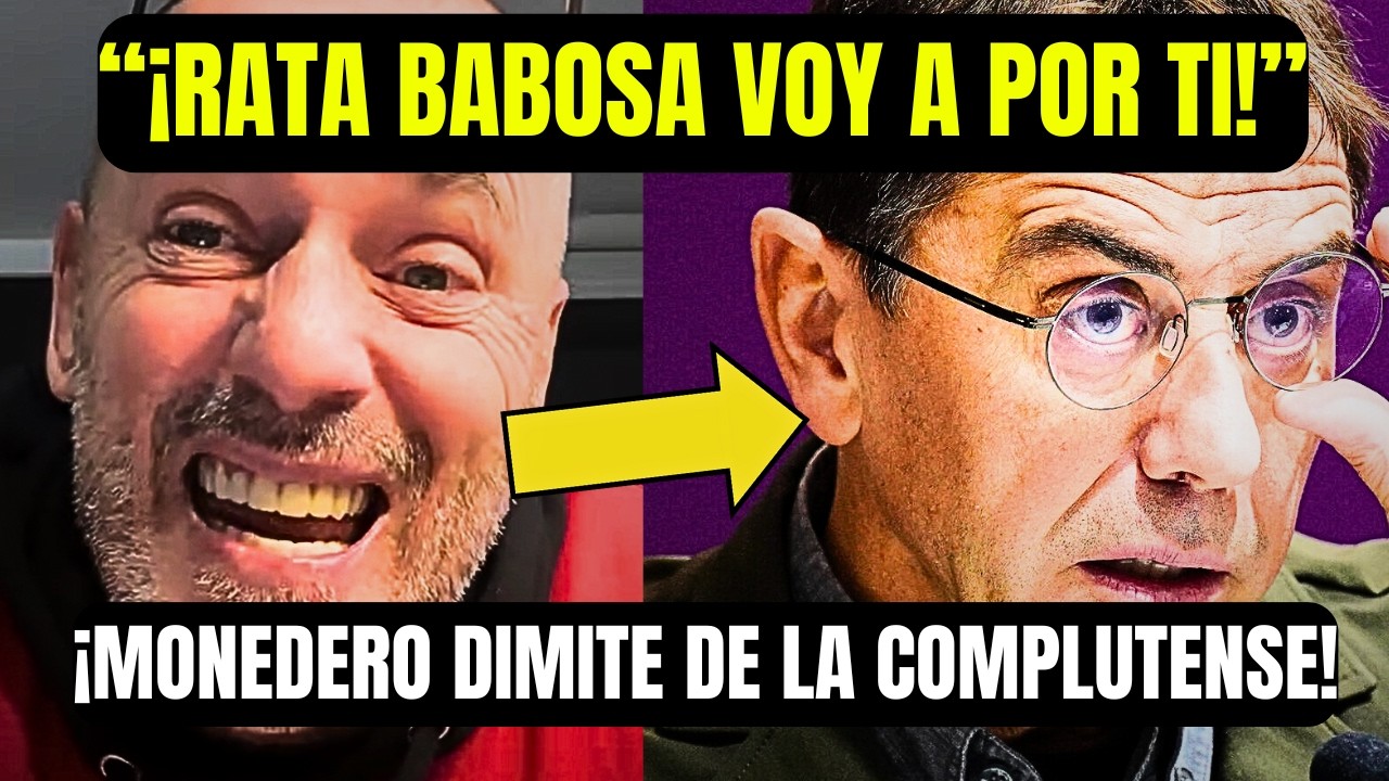 😱¡MONEDERO ABANDONA la COMPLUTENSE Y DESOKUPA SE DESCOJ0NA😱