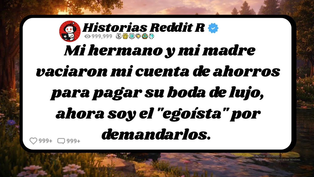 Mi hermano y mi madre vaciaron mi cuenta de ahorros para pagar su boda de lujo, ahora soy el ......